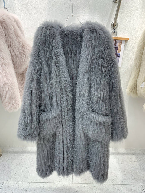 Winter New Fox Fur Grass Small Short Coat
