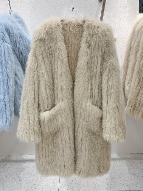 Winter New Fox Fur Grass Small Short Coat